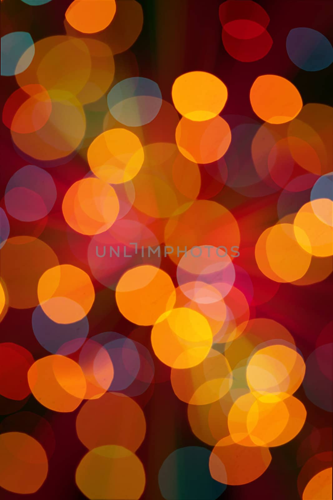 Bokeh. Abstract Christmas light background