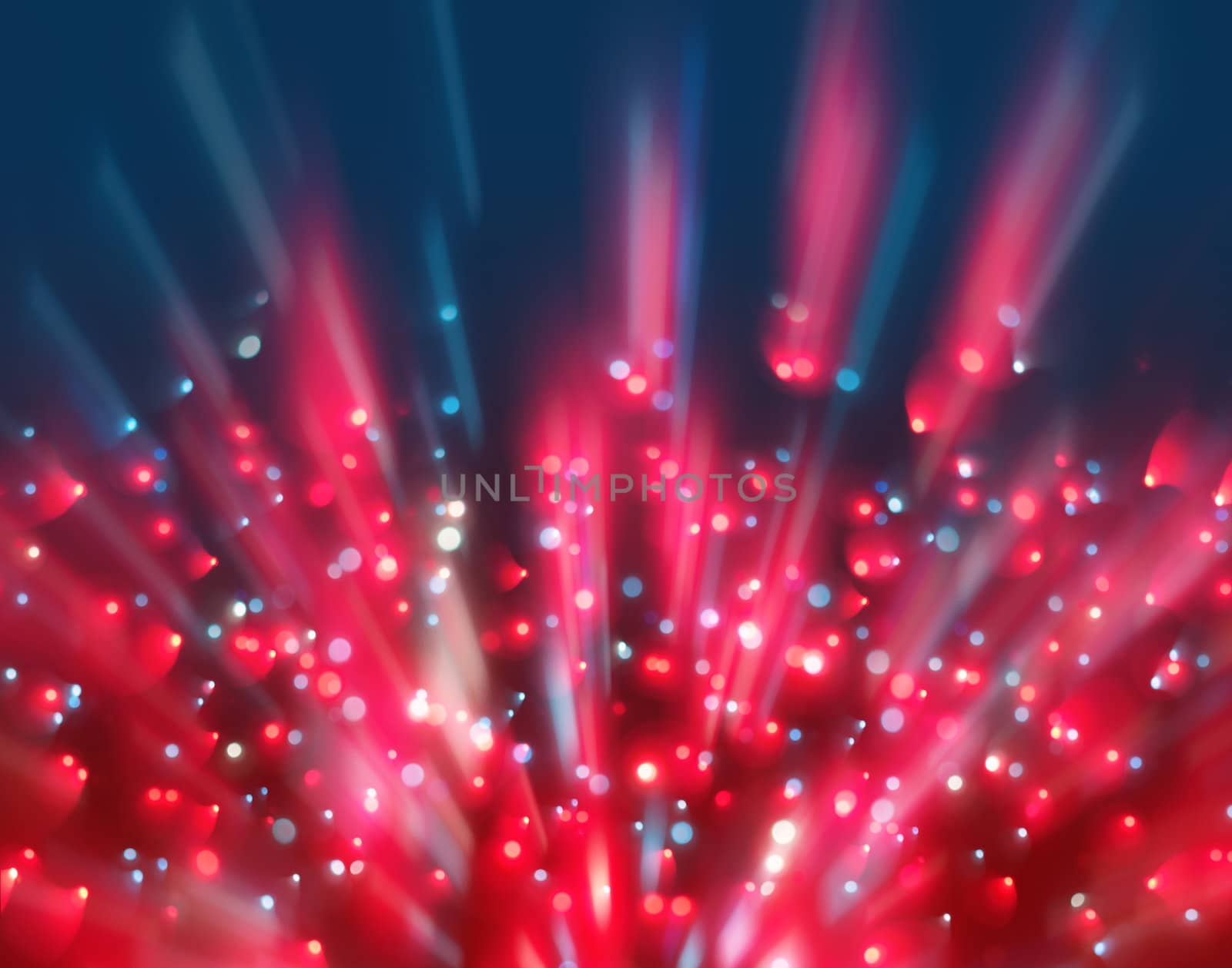 Abstract background of colourful bokeh lights