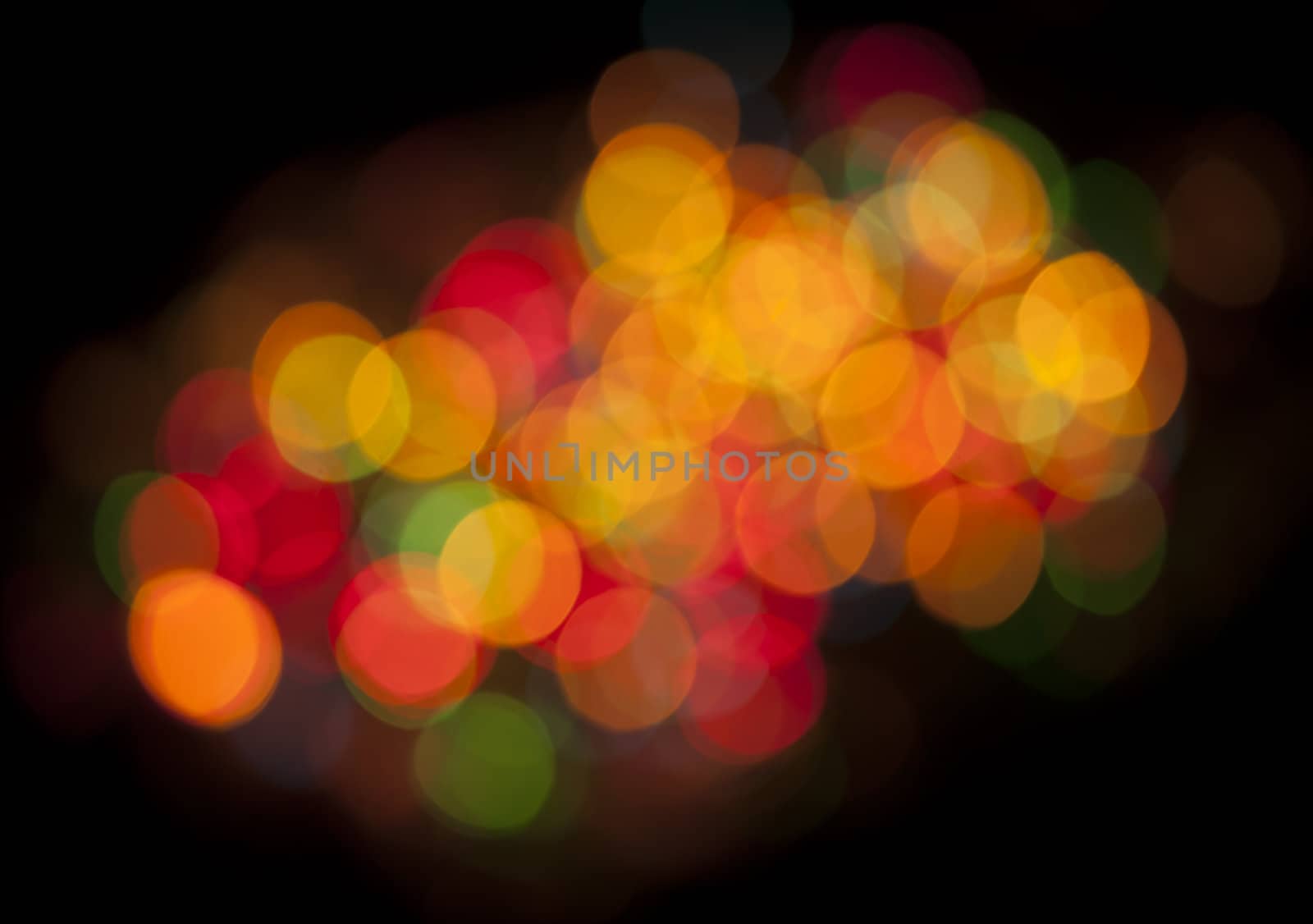 Abstract Festive Lights Background. Christmas and New Year Bokeh blinking background