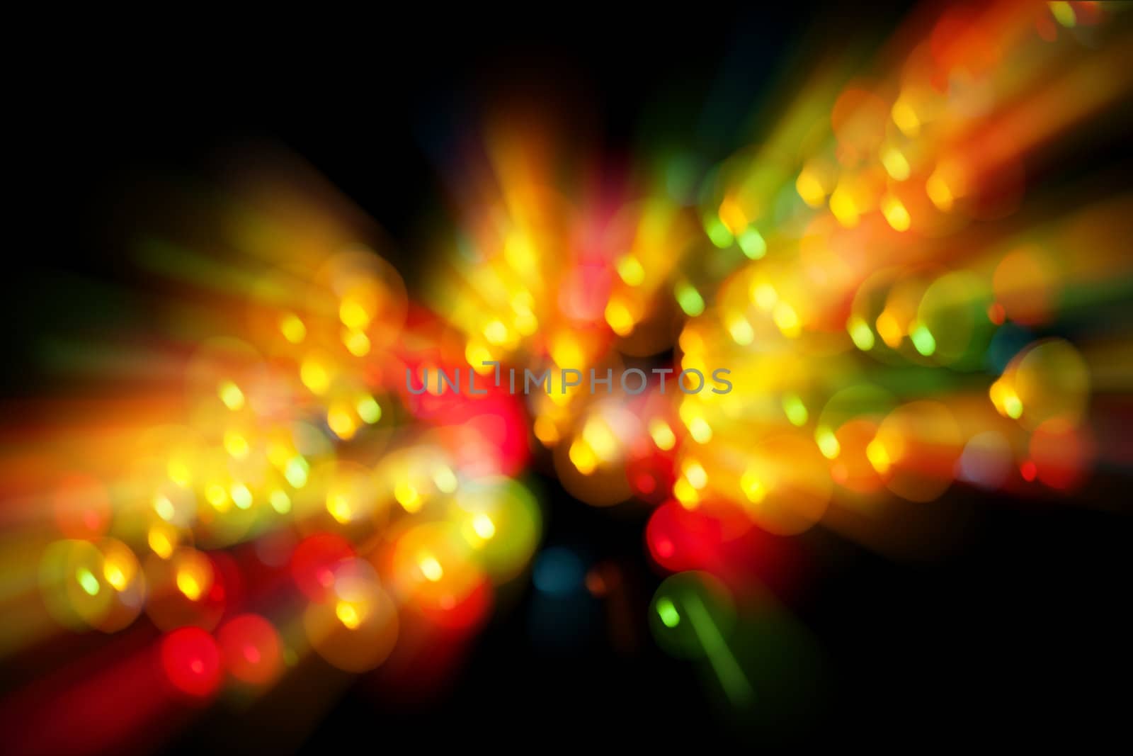 Abstract Festive Lights Background. Christmas and New Year Bokeh blinking background