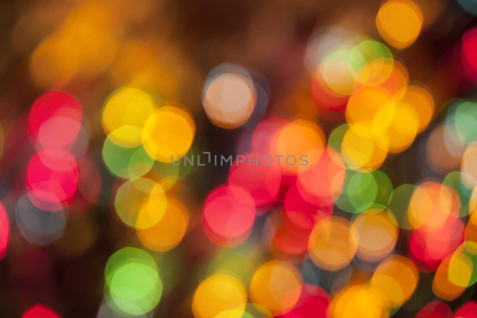 Abstract Festive Lights Background. Christmas and New Year Bokeh blinking background