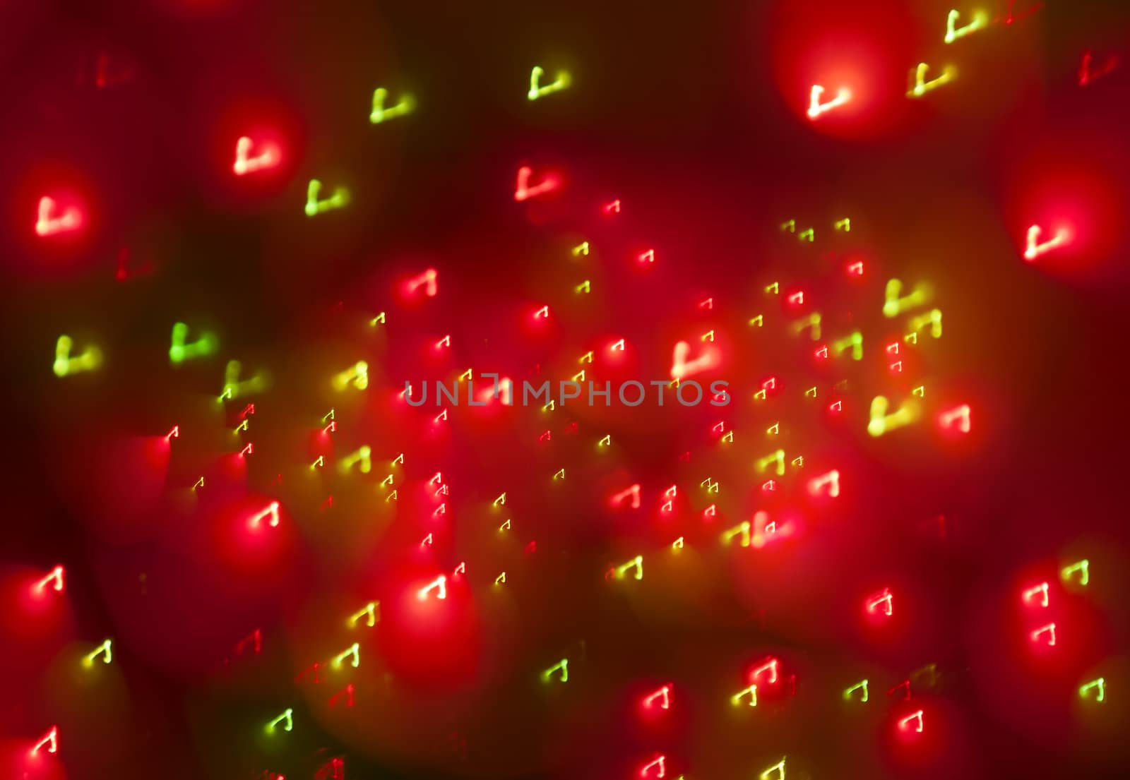 Abstract Festive Lights Background. Christmas and New Year Bokeh blinking background