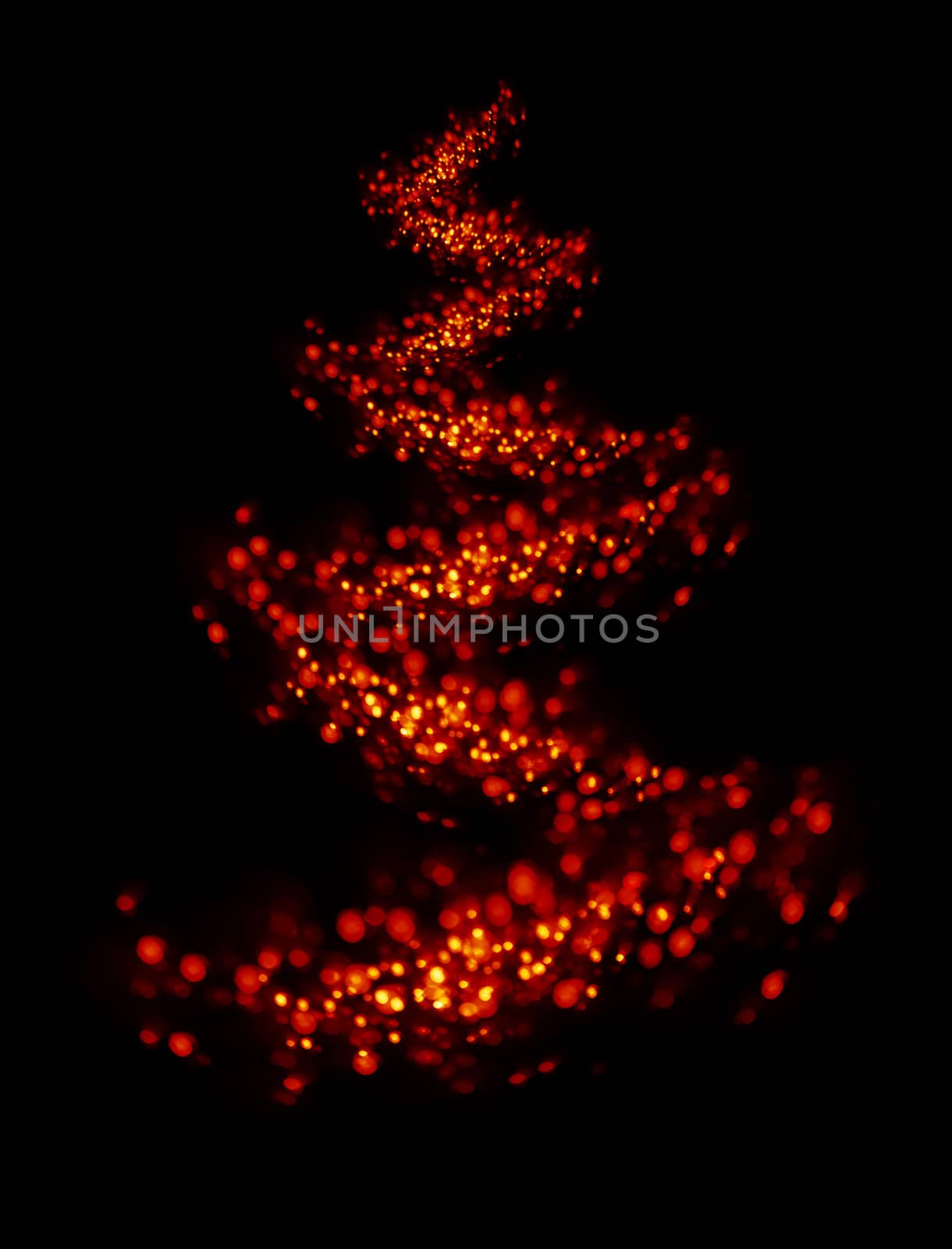 Bokeh. Abstract Christmas light background