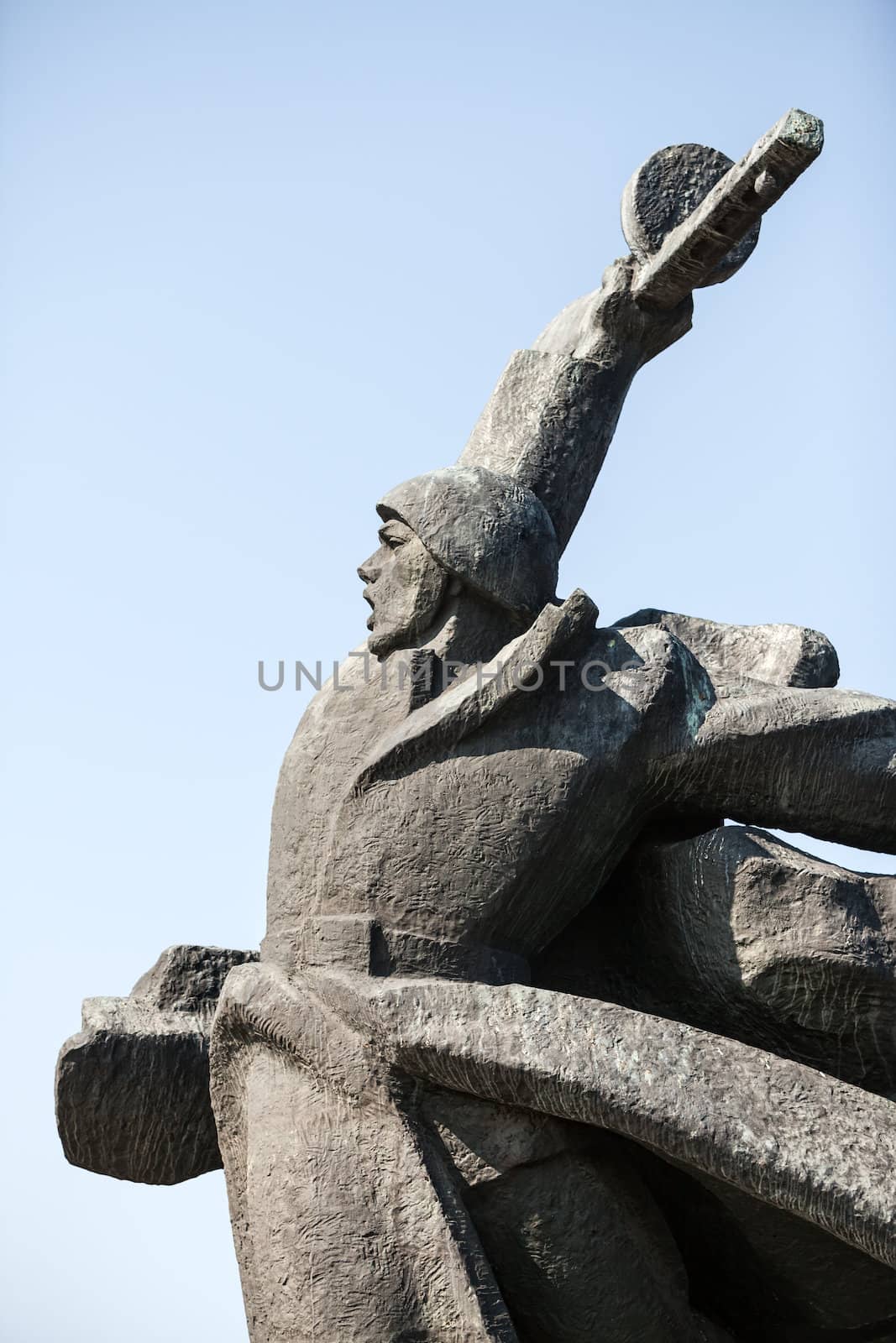 Soviet era WW2 memorial in Kiev Ukraine