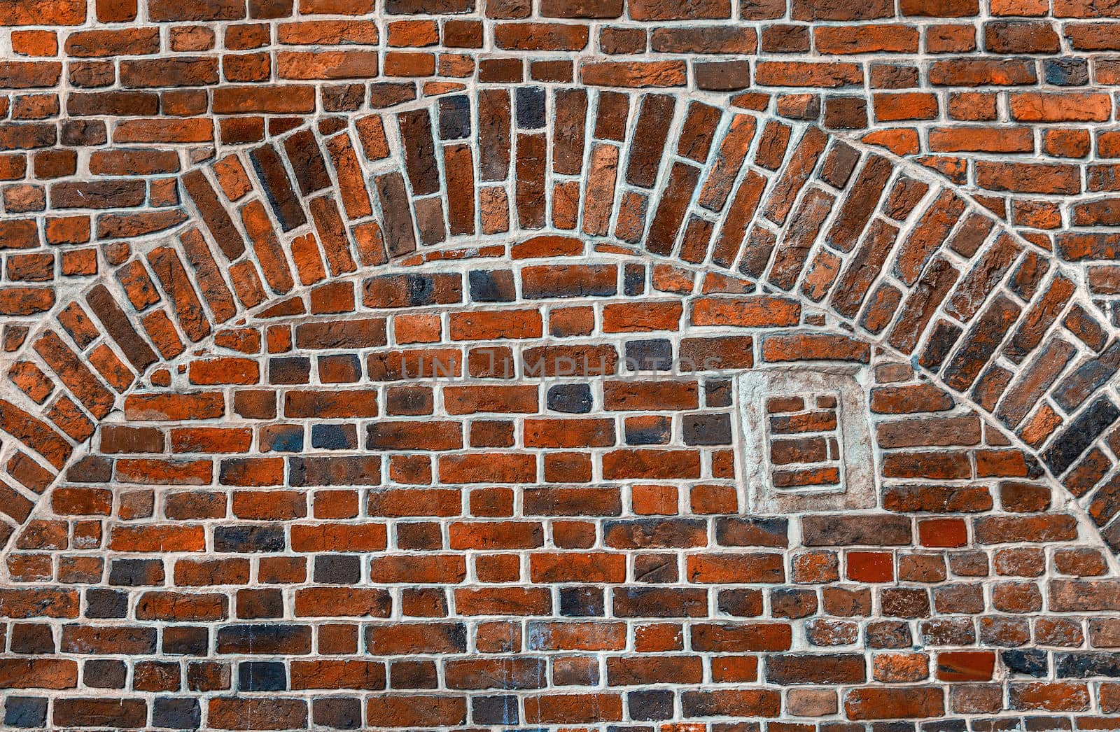 Brick wall texture of the old house