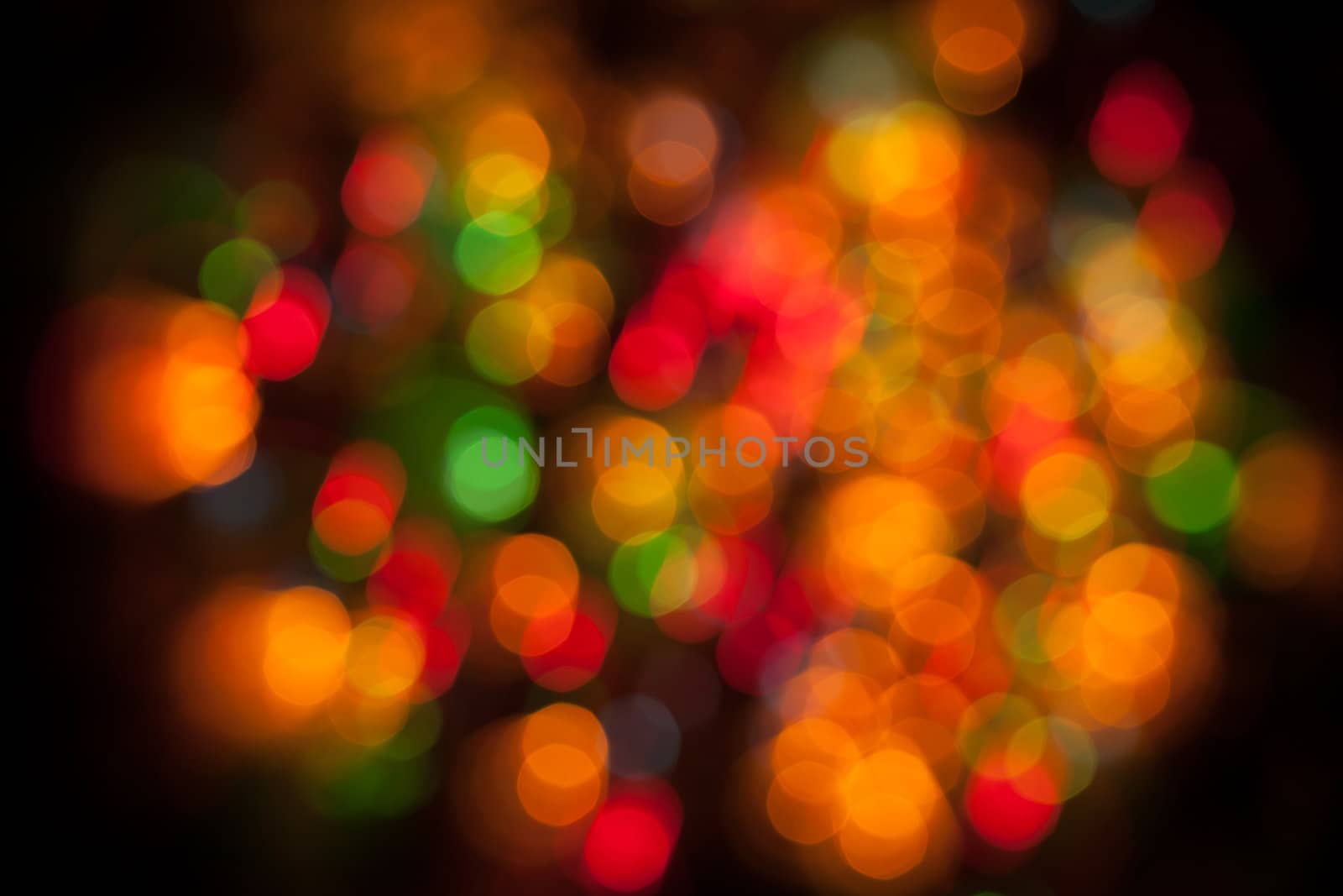 Bokeh. Abstract Christmas light background