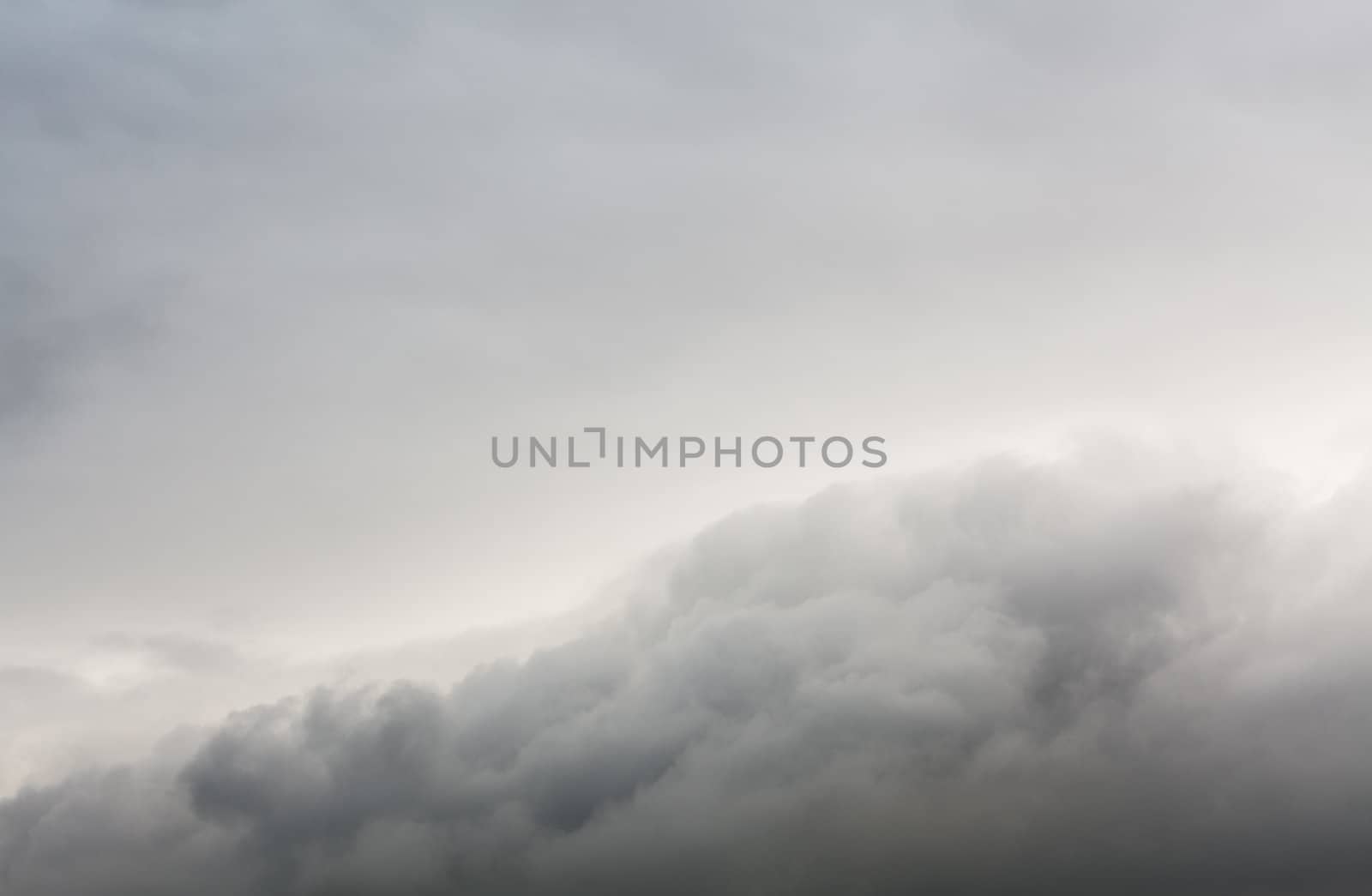Dark ominous clouds. Dramatic sky