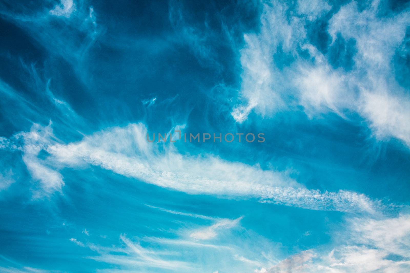 Blue Sky With Clouds by ryhor