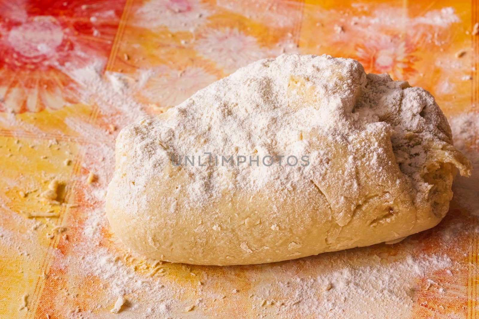 Fresh Homemade Dough For Pizza  by ryhor