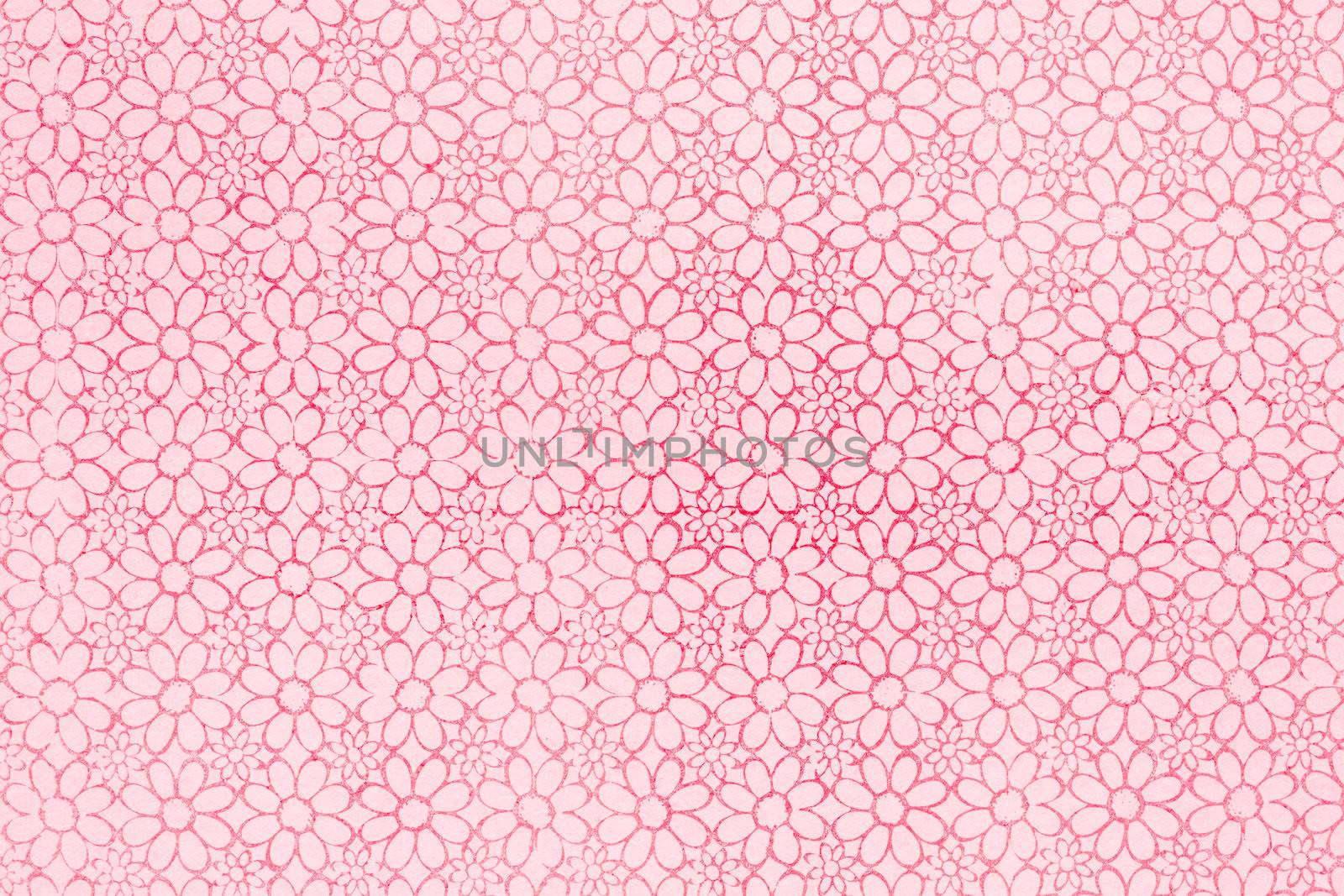Grungy Paper Background With Classical Pattern by ryhor