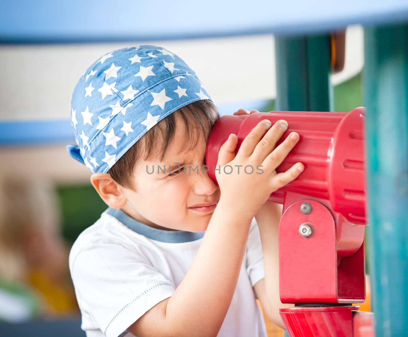 Portrait of a  3-4 years boy by palinchak