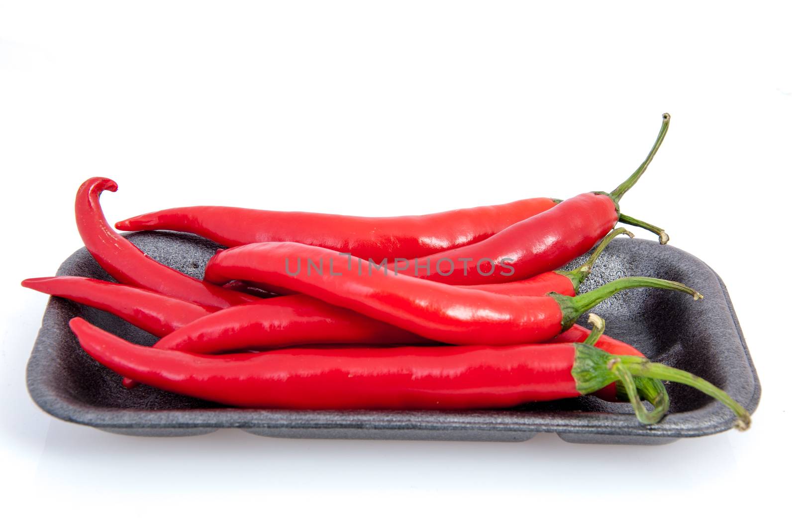 An image of red chilli pepper isolated