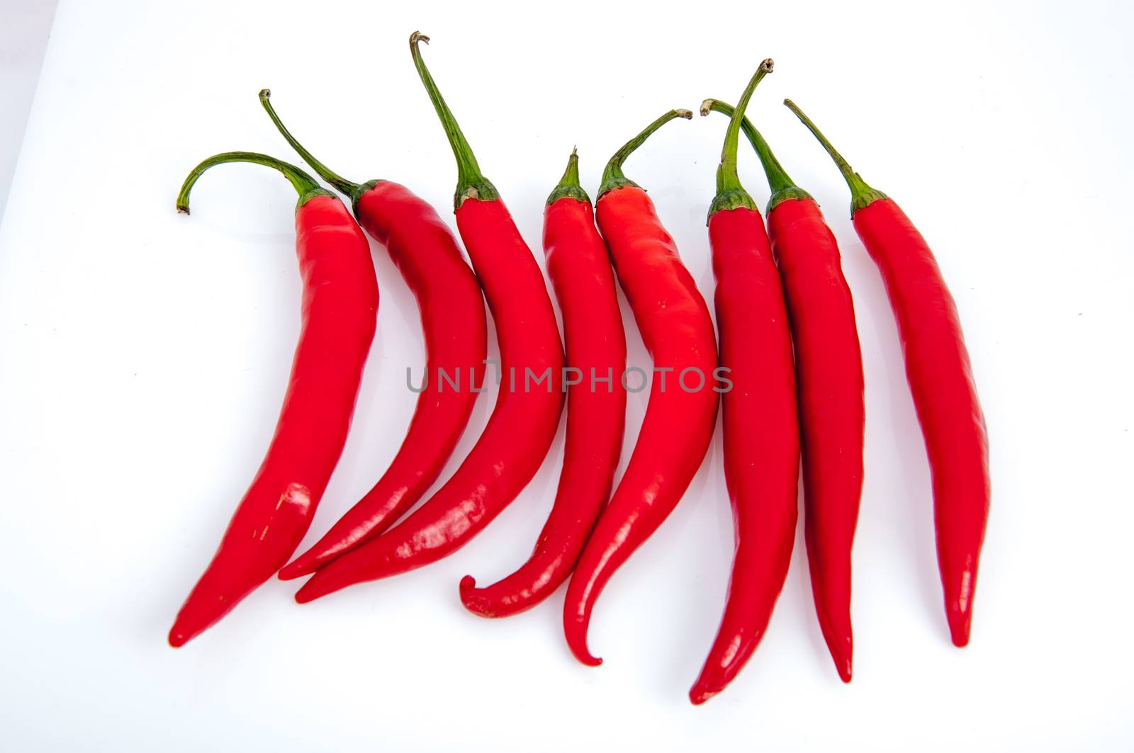 An image of red chilli pepper isolated