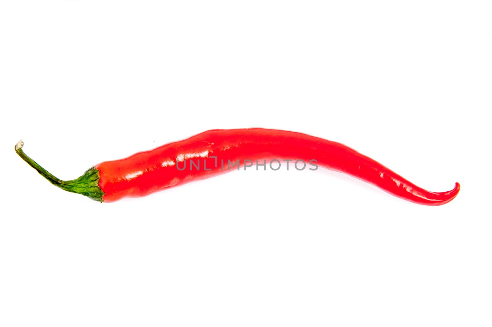 An image of red chilli pepper isolated