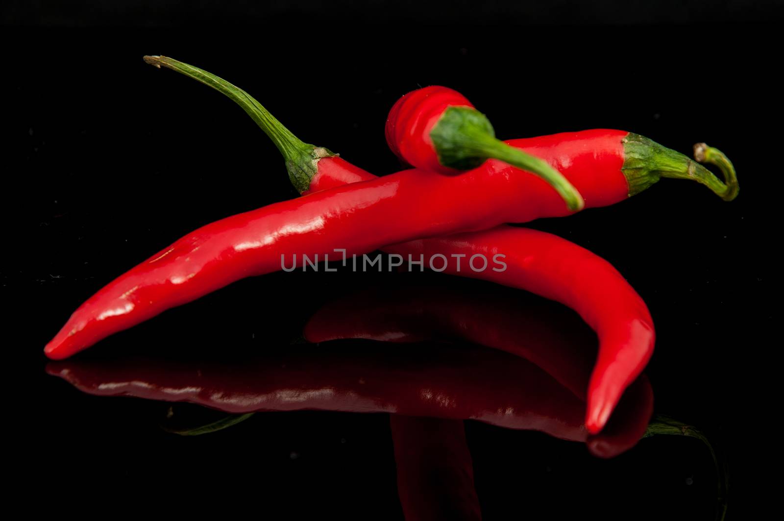 An image of red chilli pepper isolated