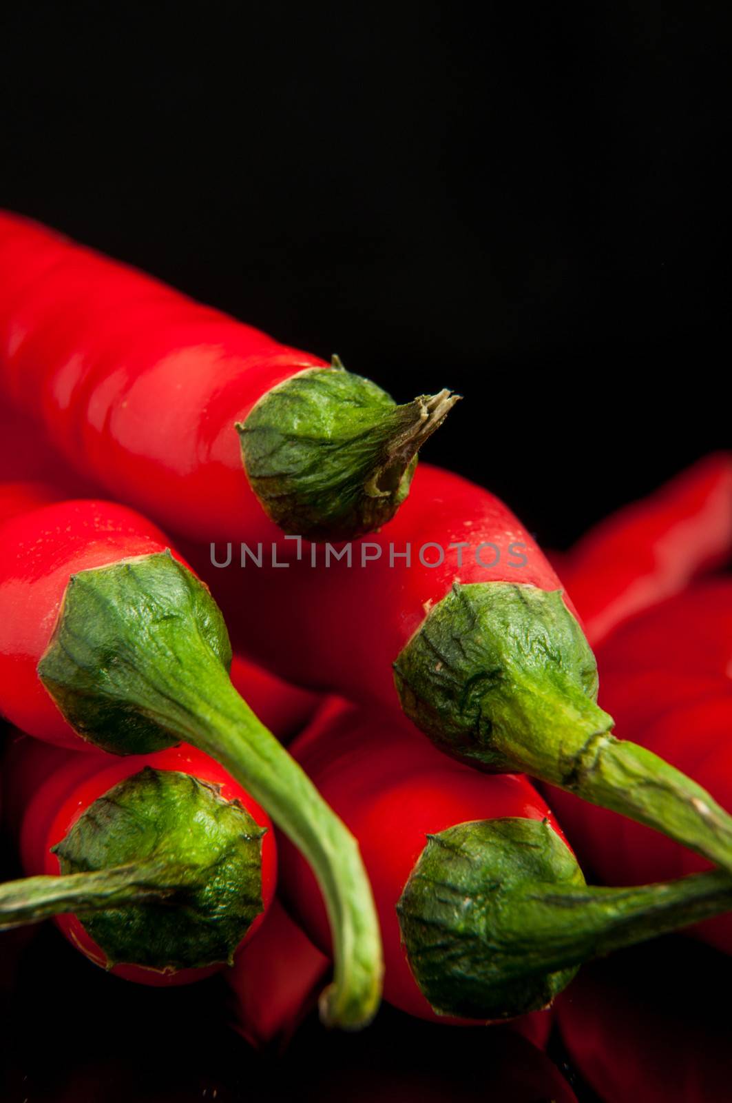 An image of red chilli pepper isolated