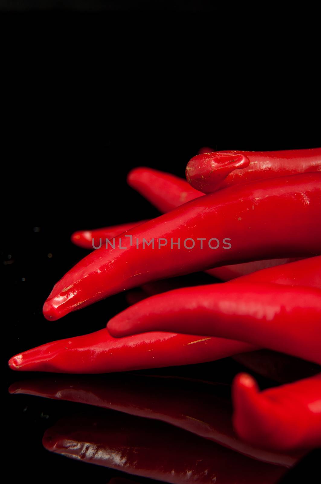 An image of red chilli pepper isolated