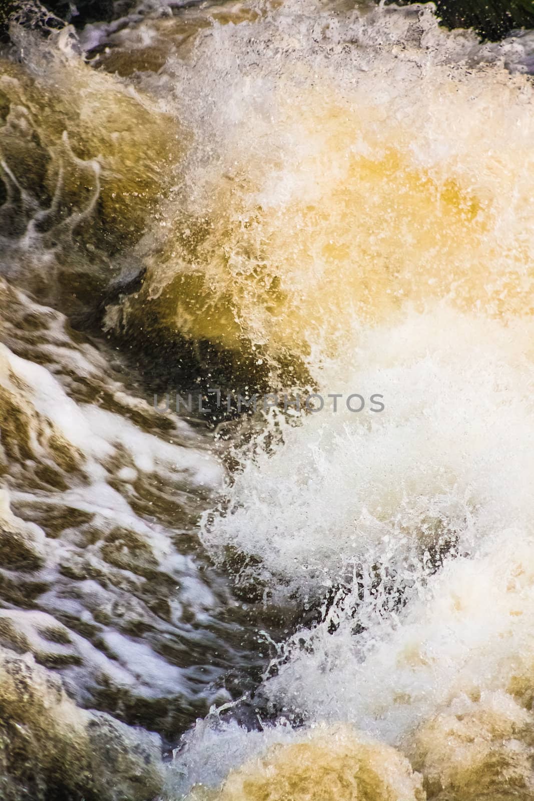 Stormy River Wave Background