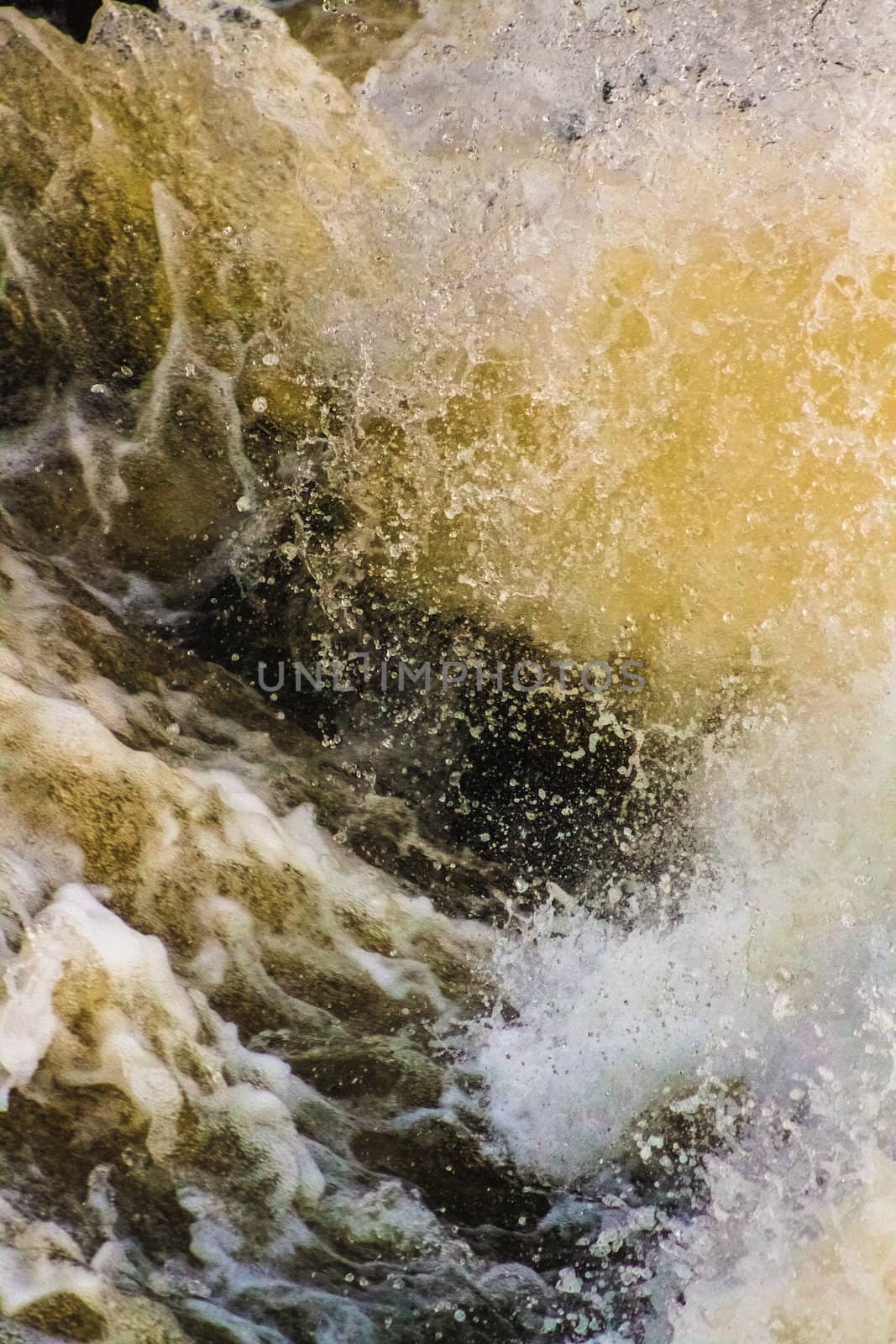 Stormy River Wave Background