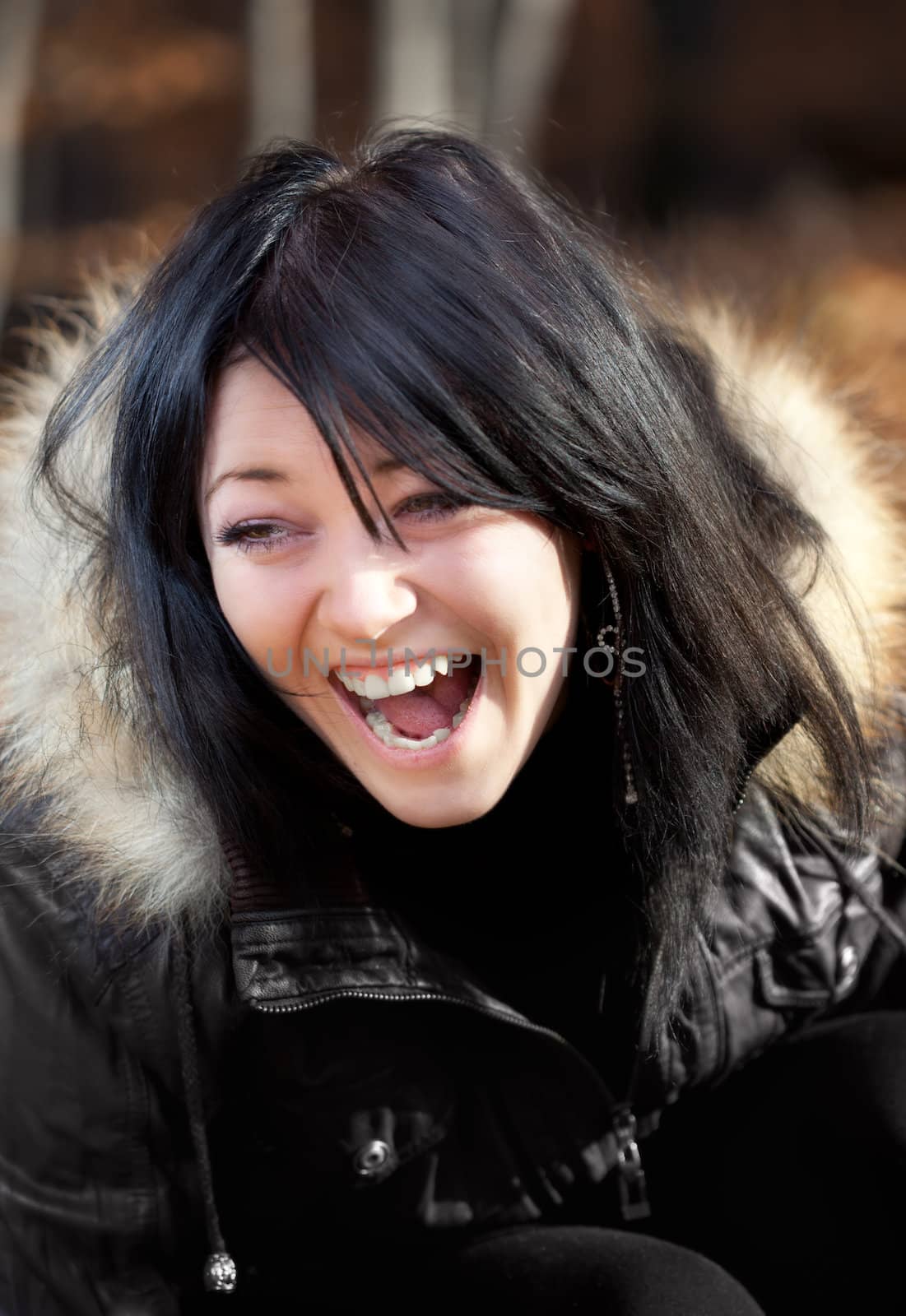 Smiling young woman