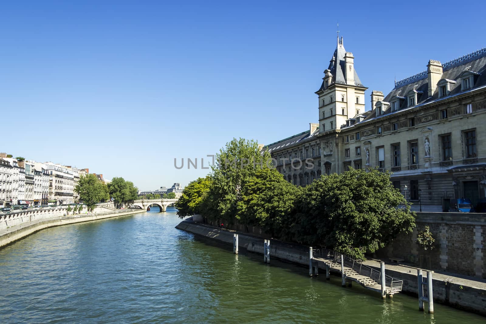 Bridge over Seine, Paris, France by Tetyana