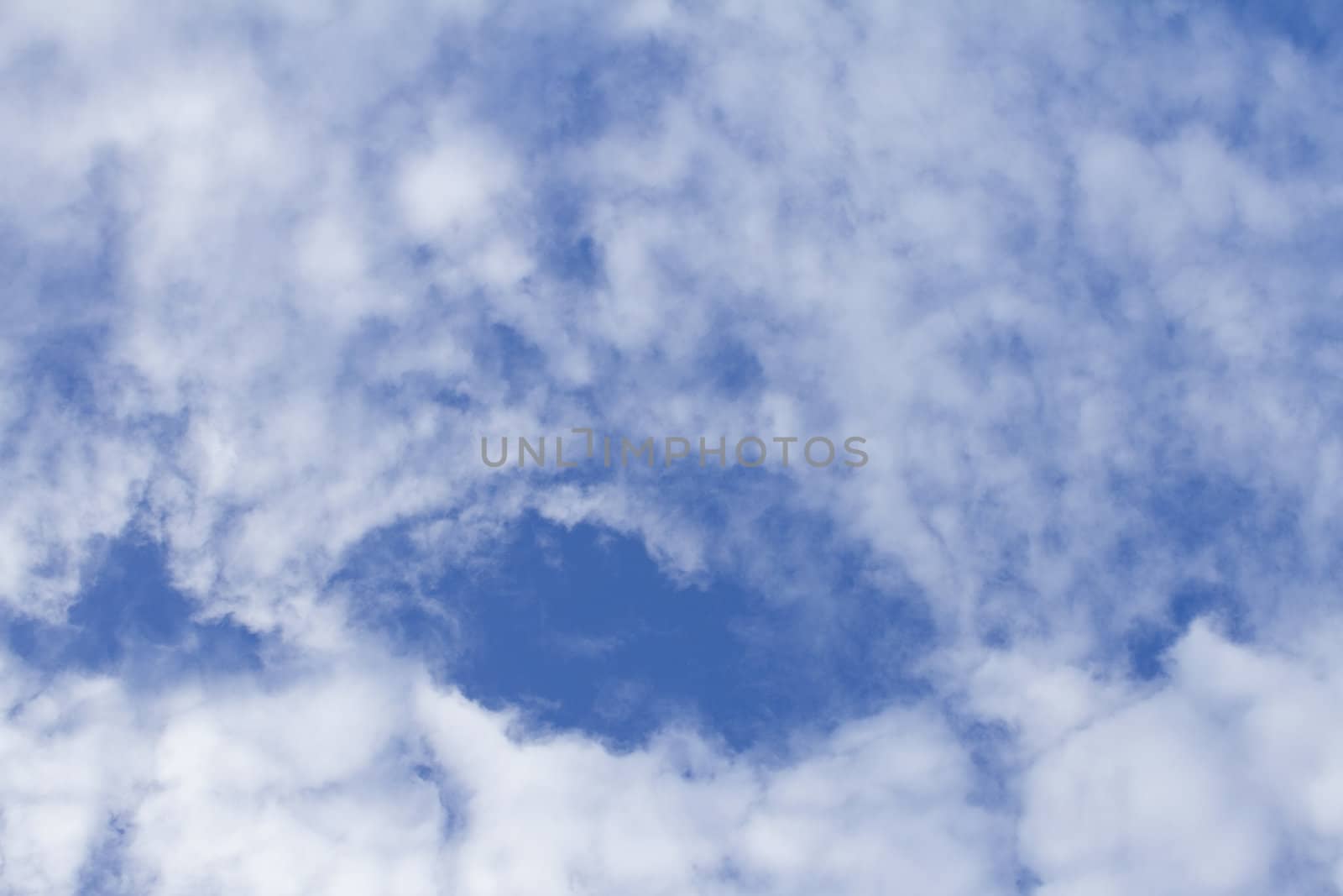 Blue sky with clouds
