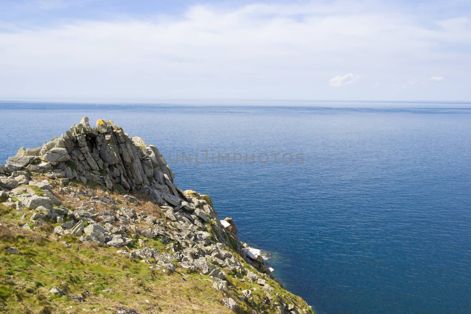 Cape Ra, (Pointe du Raz), westernmost France point