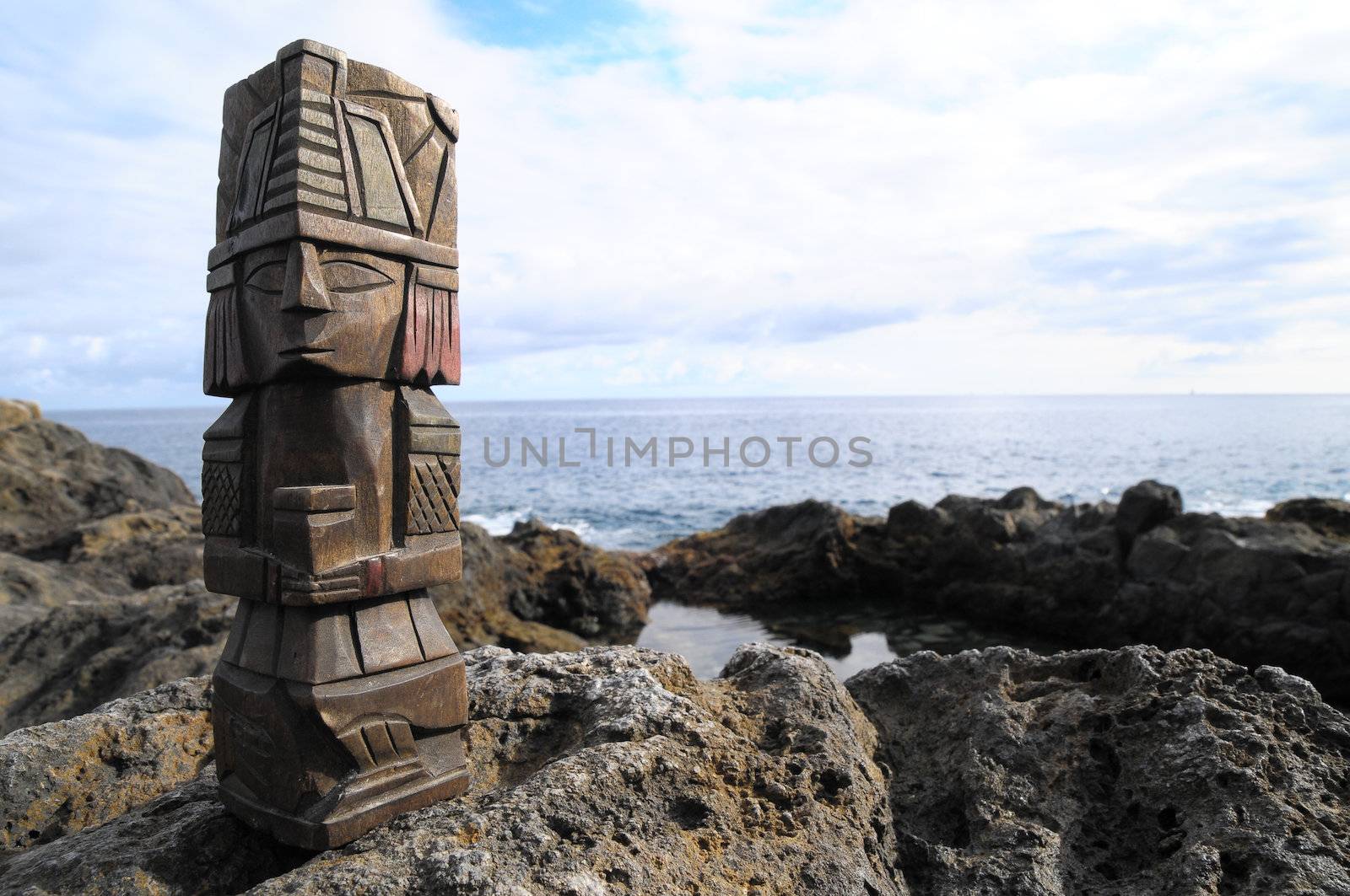 Maya Statue by underworld
