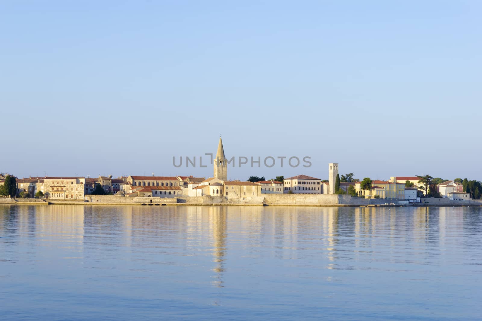 Porec in the dawn sun