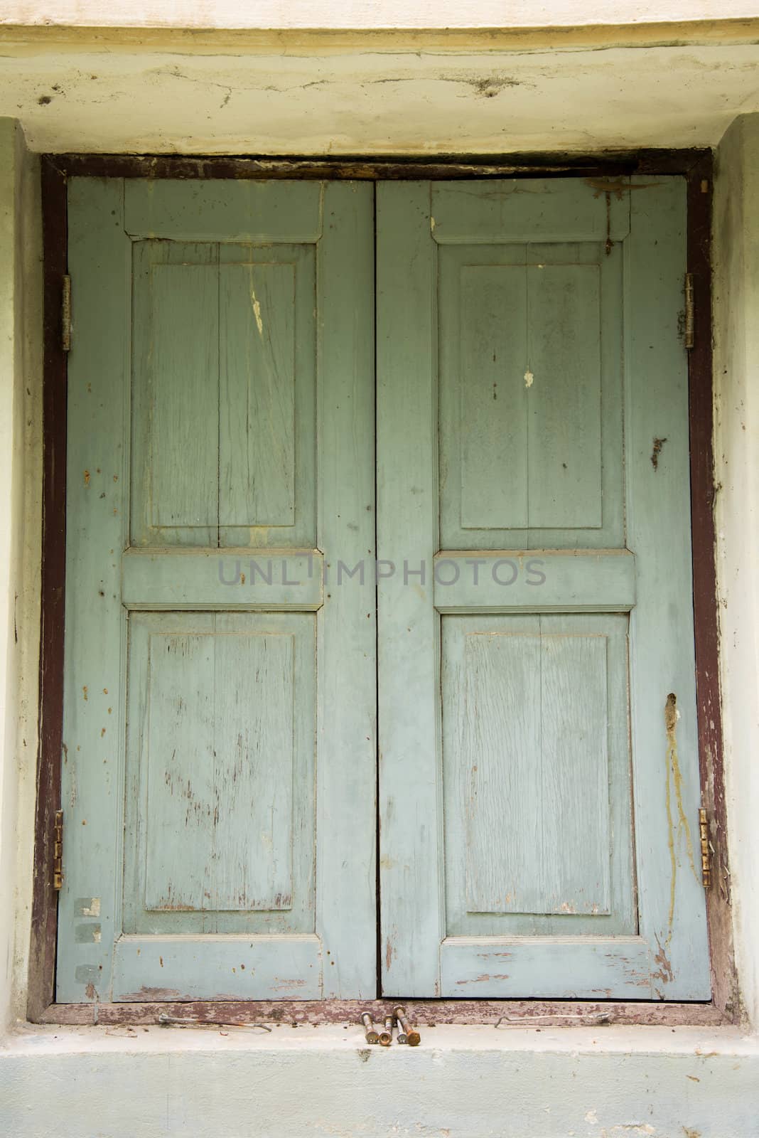 old wooden windows