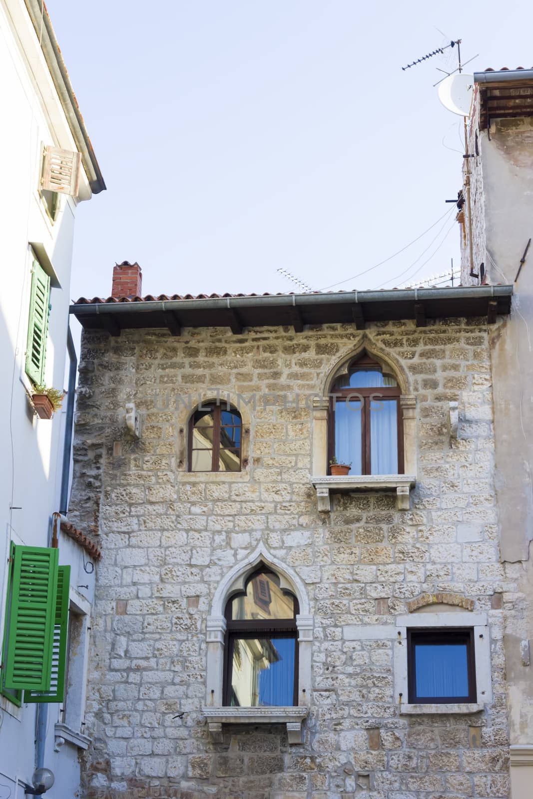 street in Porec, Croatia