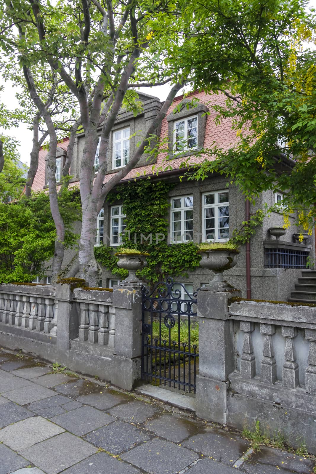 old house in Reykjavik by Tetyana