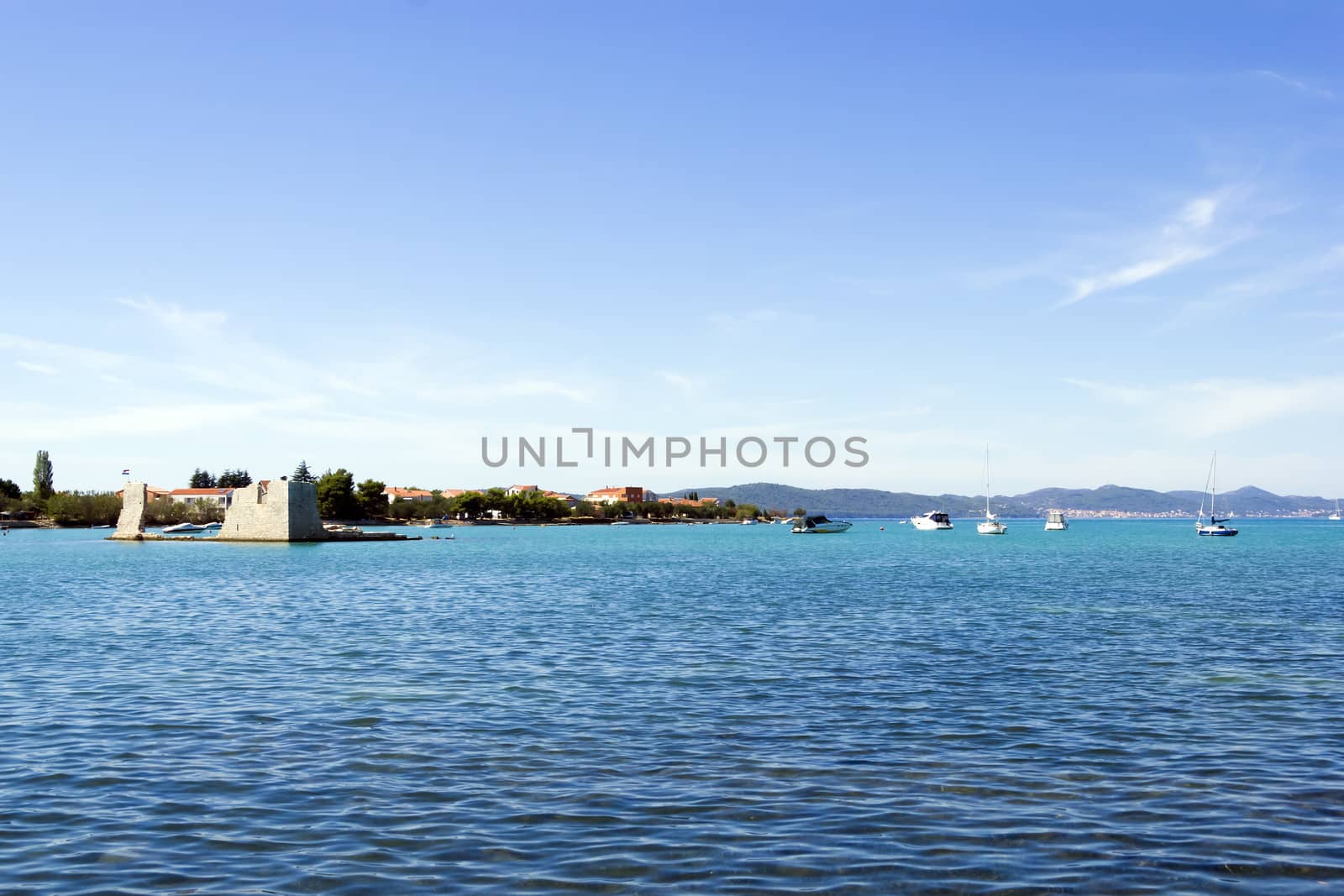 Coastline near Seget Vranjica, Croatia