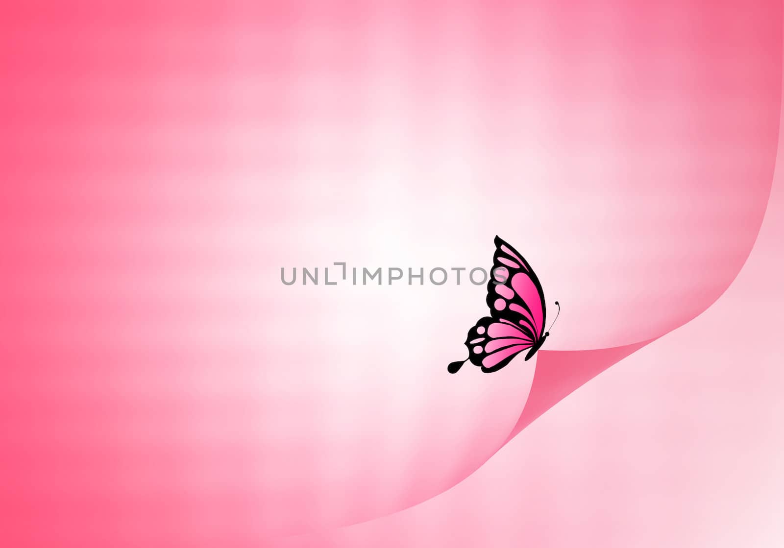 illustration of Breast cancer prevention background with pink ribbon