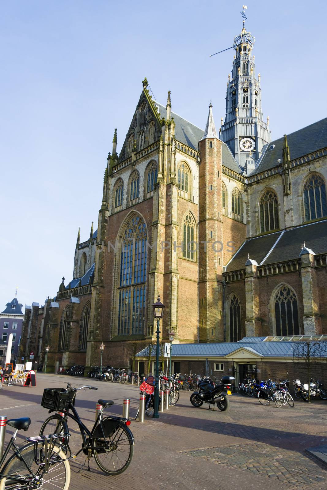 St bavo church or "grote kerk" Haarlem, Netherlands