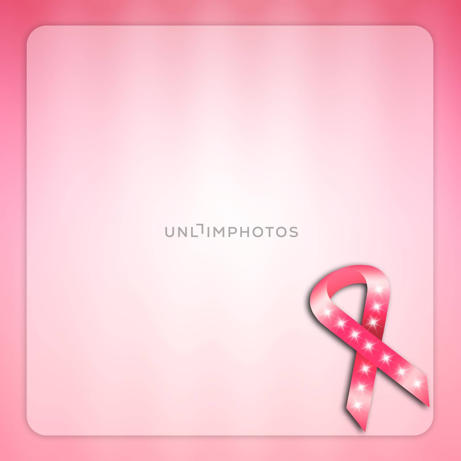 Breast cancer prevention with pink ribbon