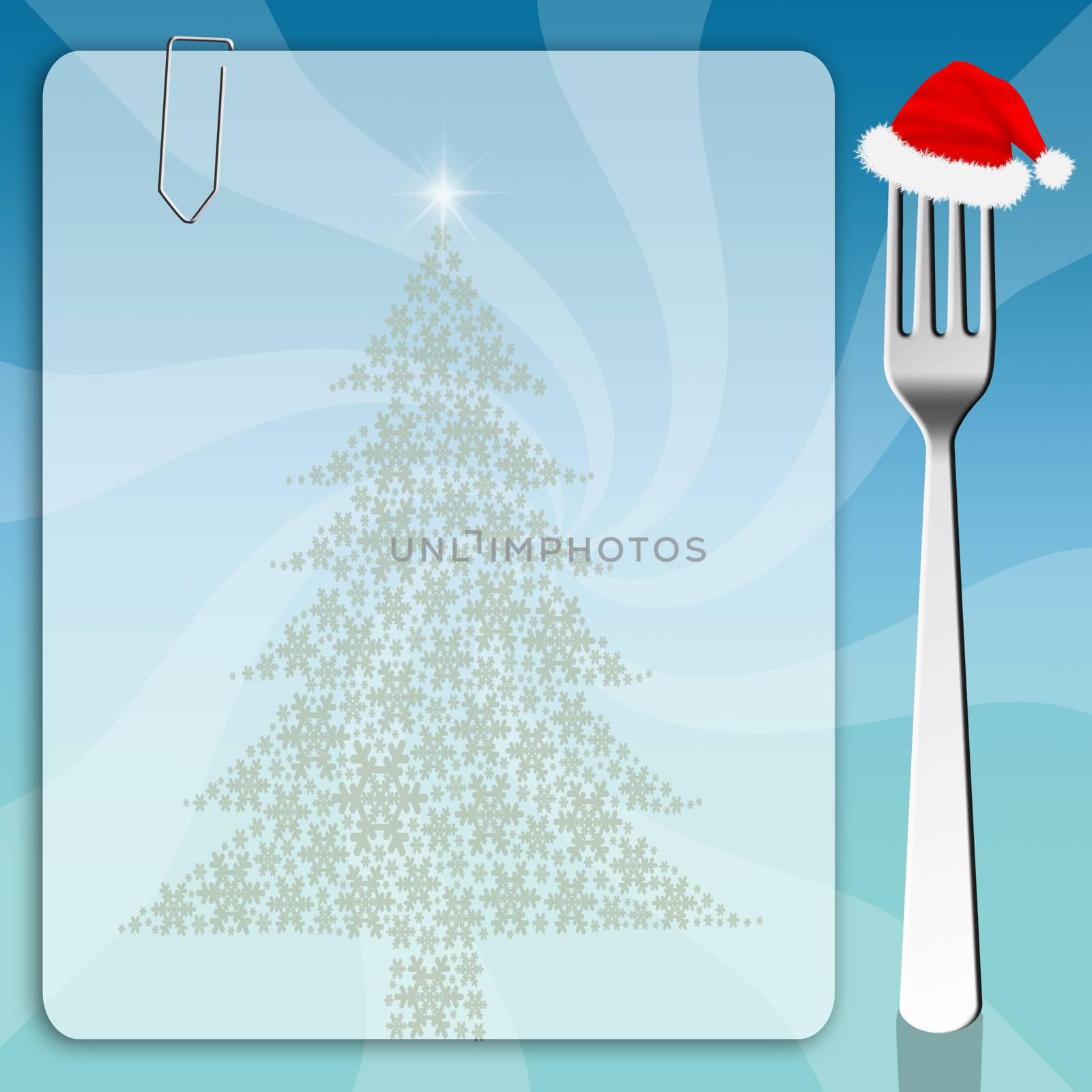 Christmas Menu background