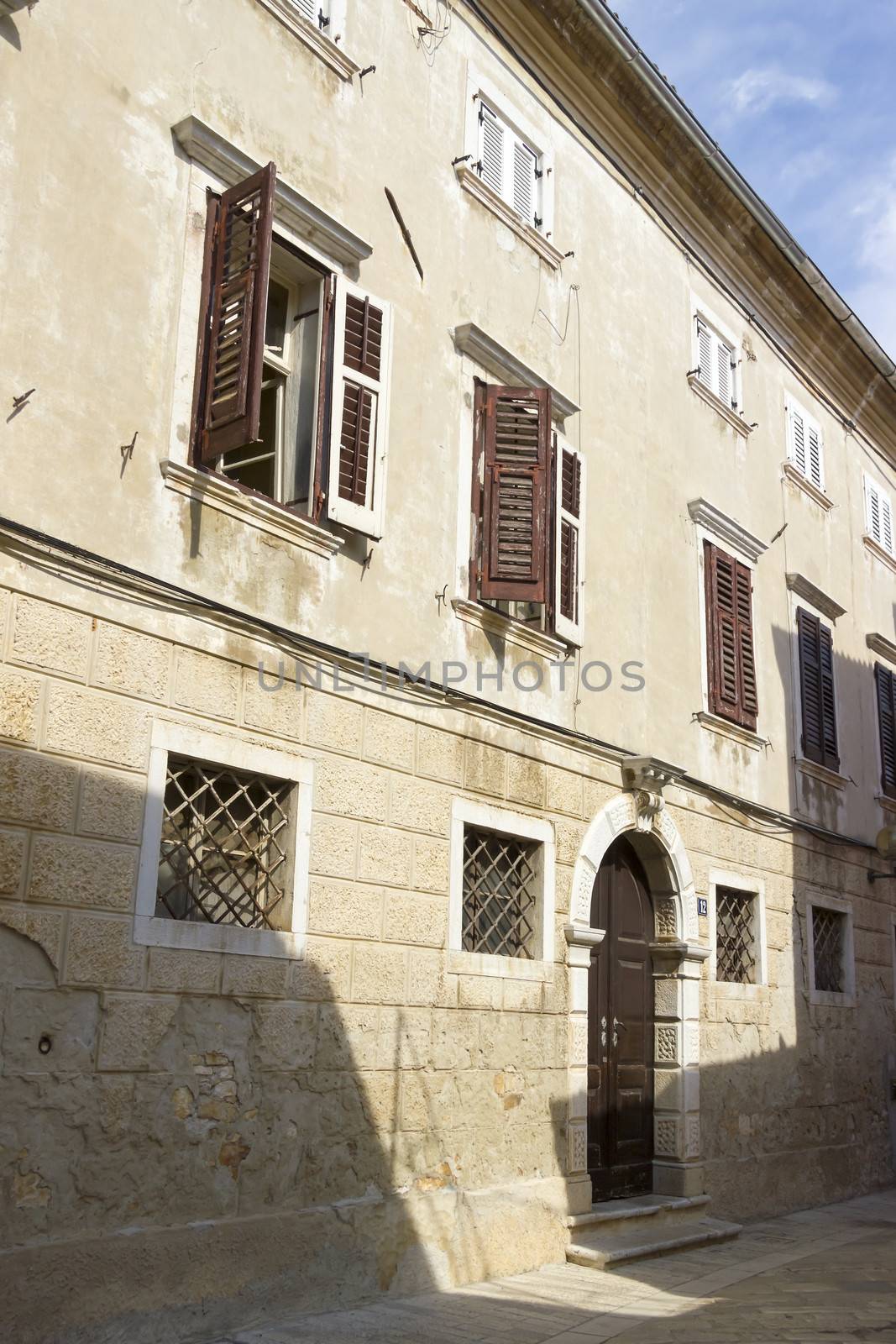 street in Porec, Croatia