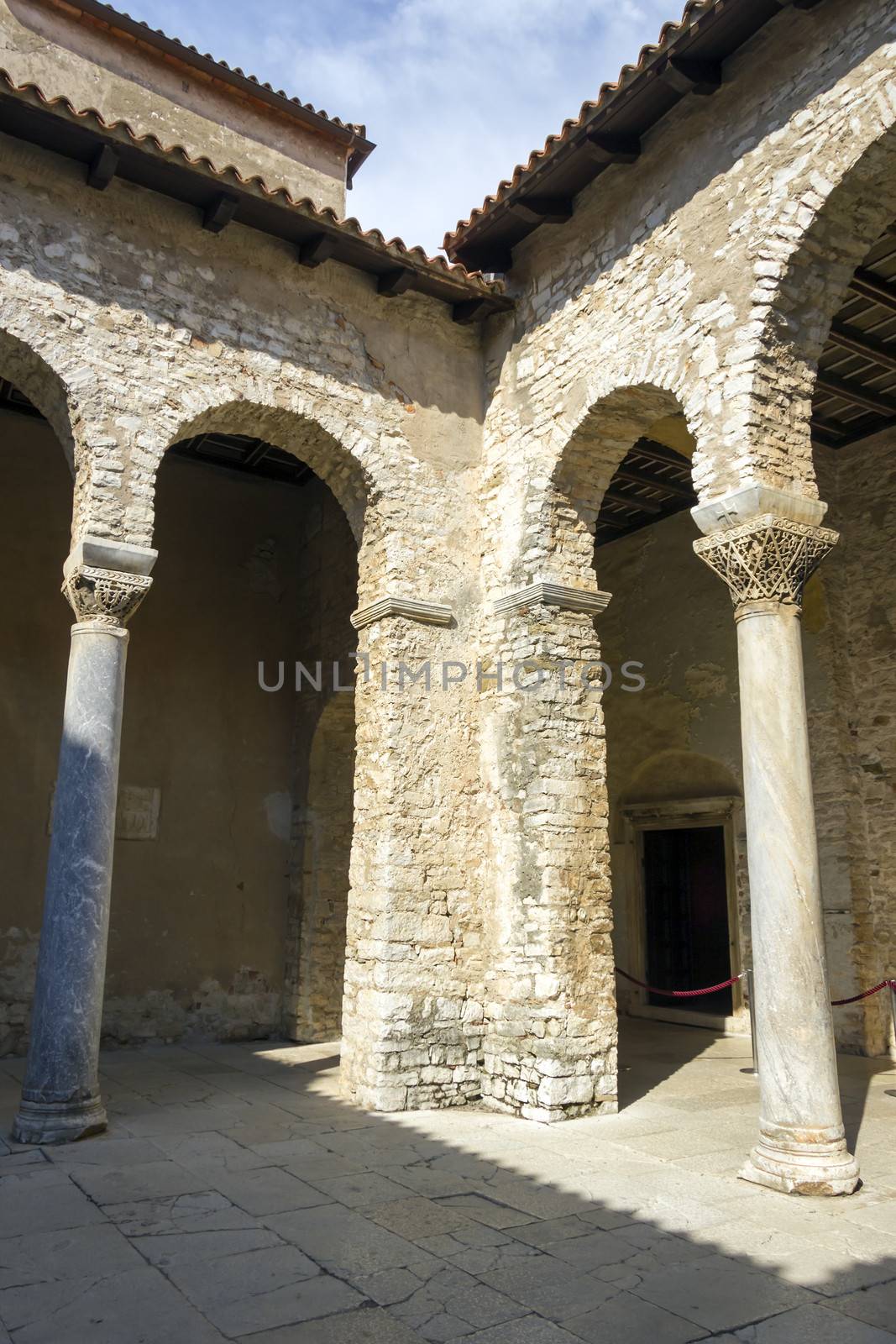 Croatia - Porec on Istria peninsula. Euphrasian Basilica - UNESC by Tetyana