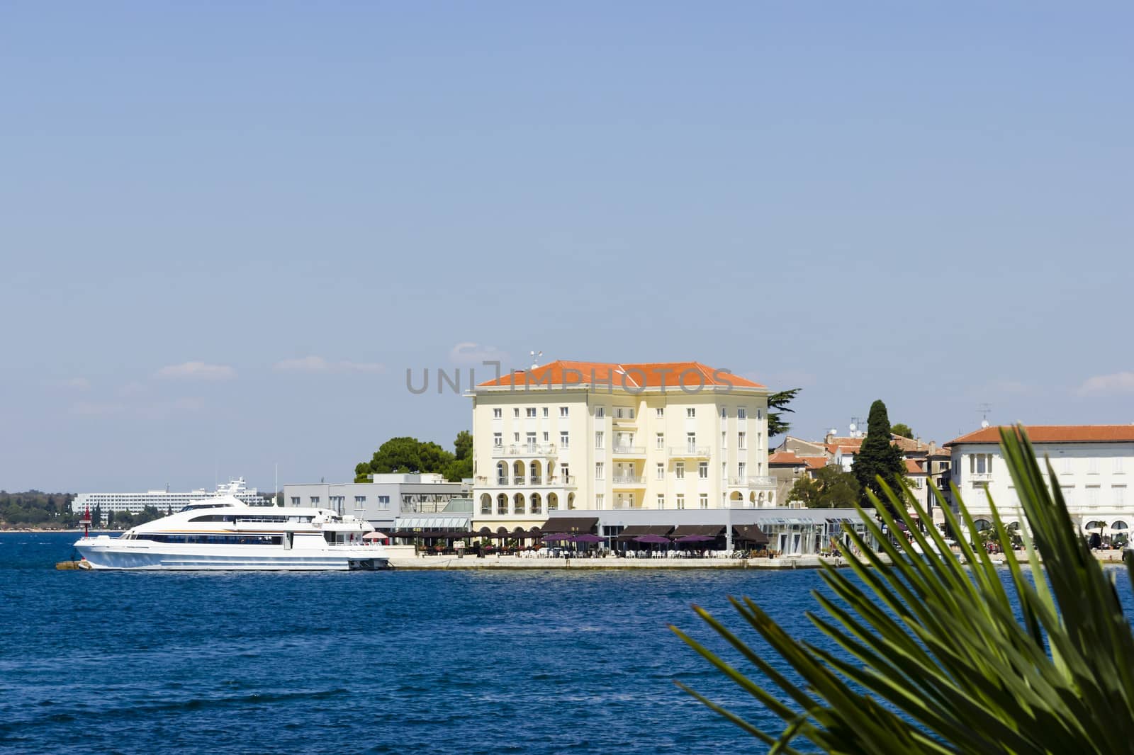 View of Porec from the island of St. Nicholas (Sveti Nikola) by Tetyana