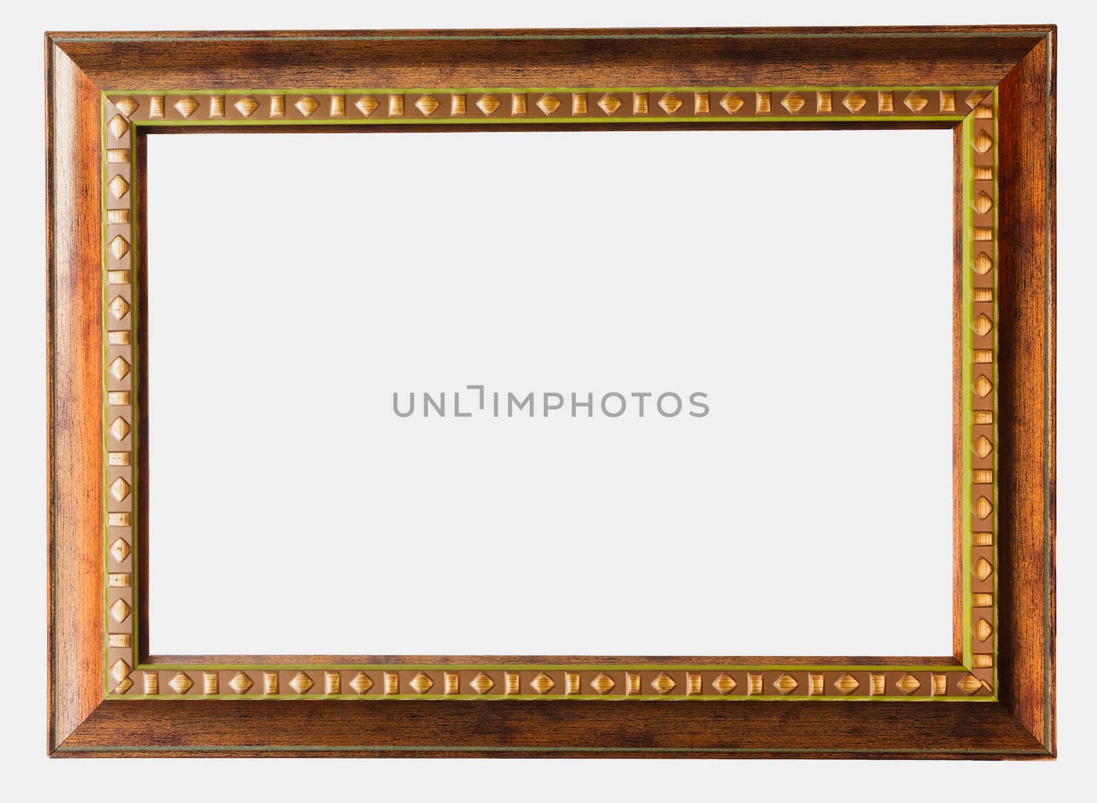 Vintage Photo Frame Isolated On White Background by ryhor