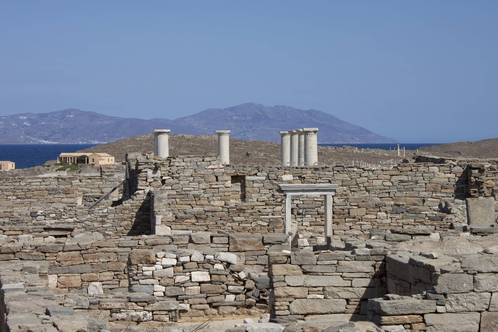 Ancient Greece, open air museum on Delos island 