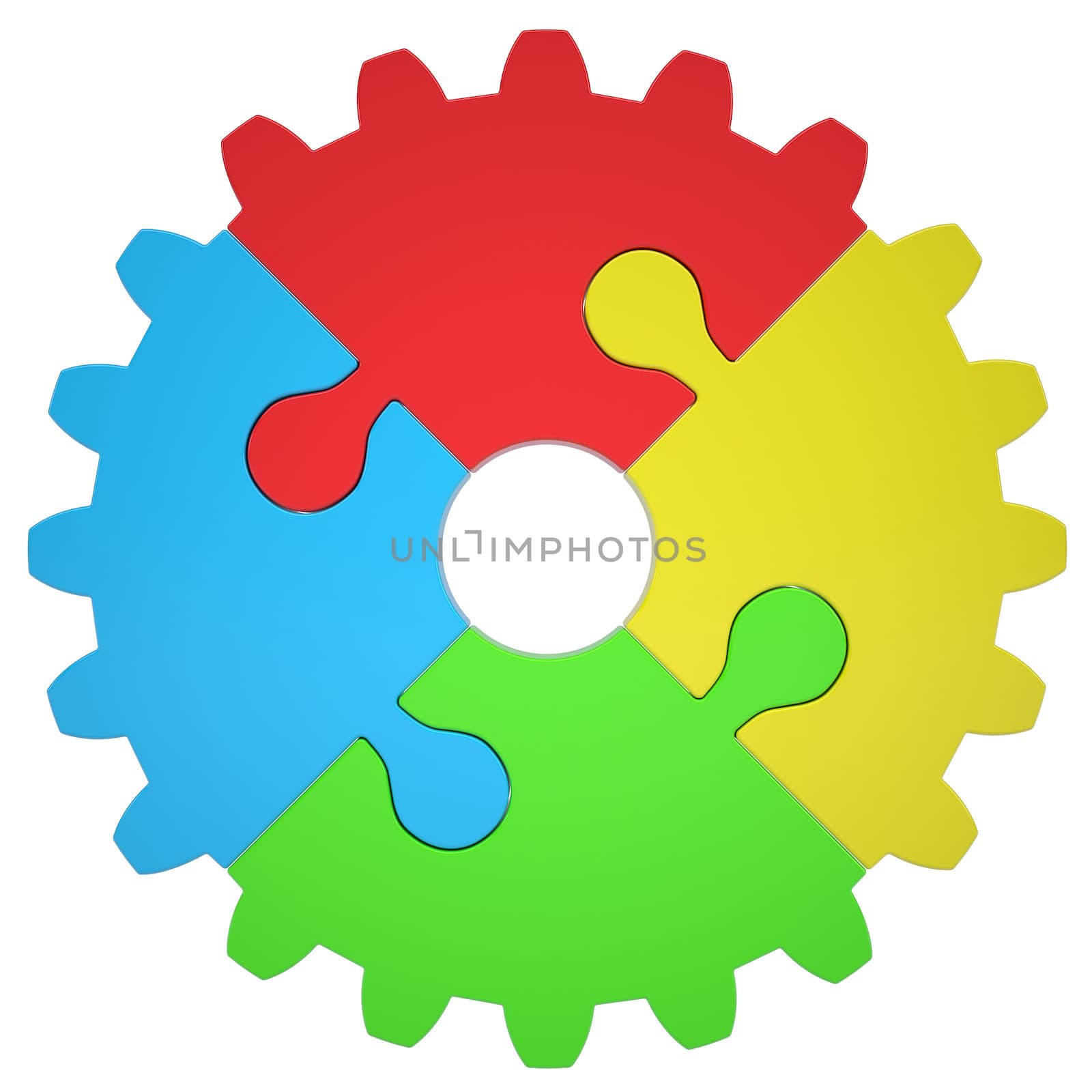 Gear consisting of puzzles by cherezoff