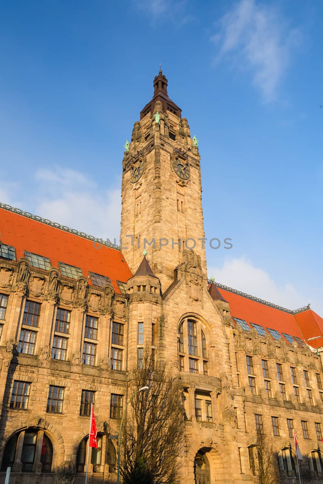 Rathaus Charlottenburg - administrative building in the Charlott by servickuz