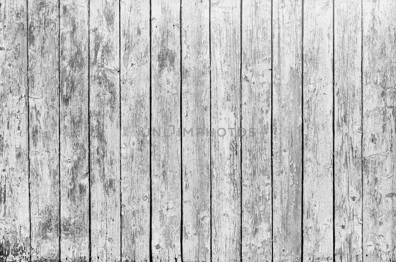 White Wooden Wall Texture Background