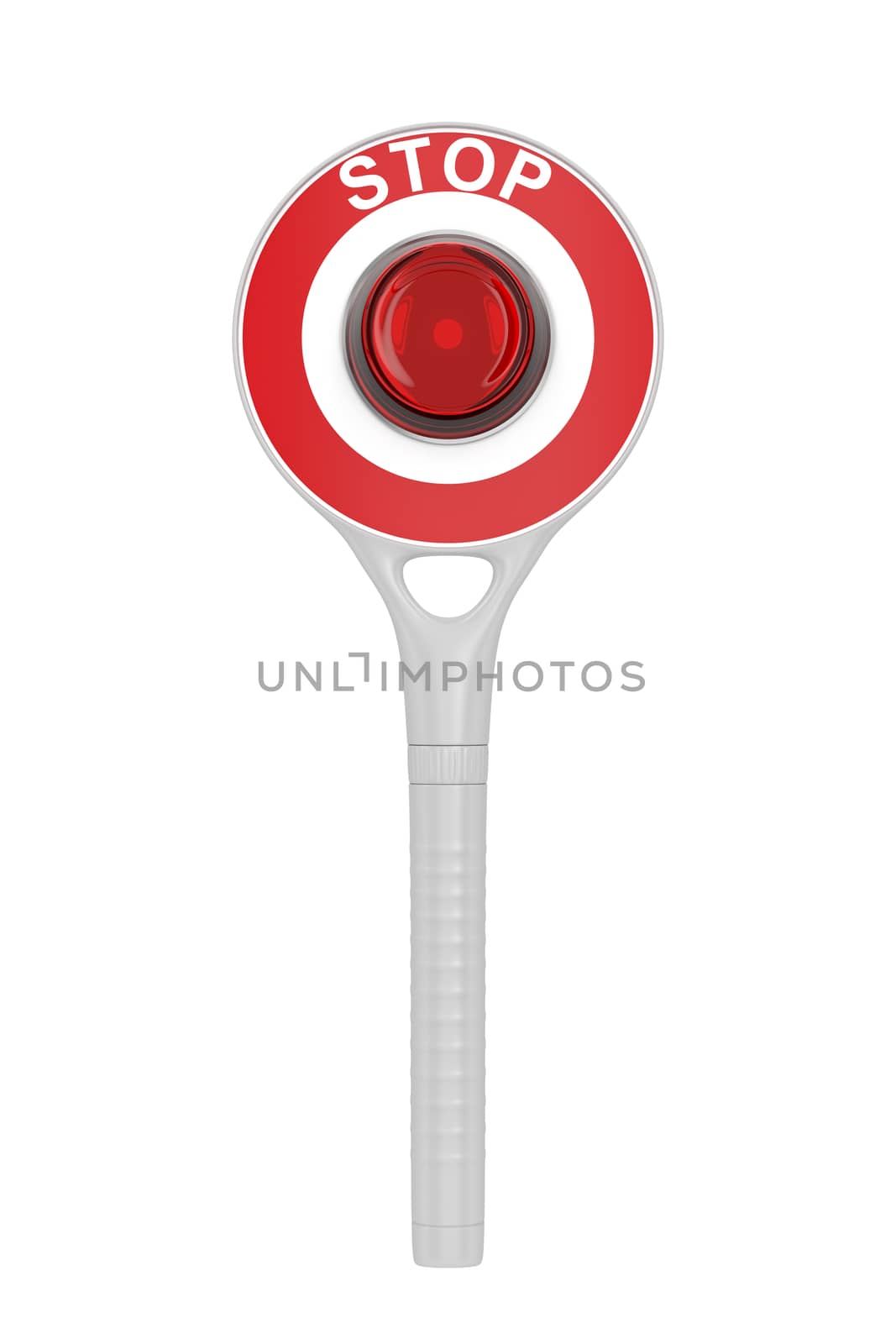 Stop sign isolated on white background