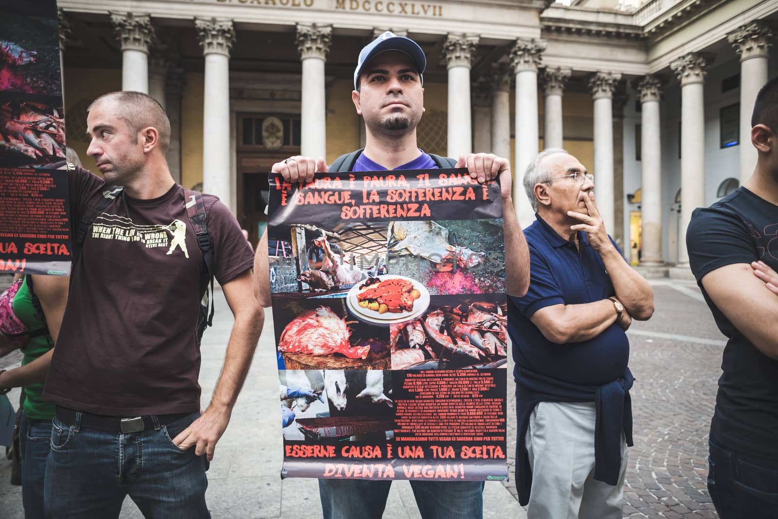 269 life manifestation in Milan on September, 26 2013 by peus