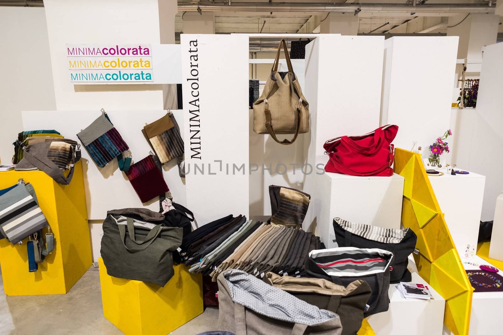 MILAN, ITALY - SEPTEMBER 20: So Critical So Fashion exhibition in Milan on September, 20 2013. Important alternative  fashion exhibition of biologiacal, vegan and recycled materials during Milan Fashion Week