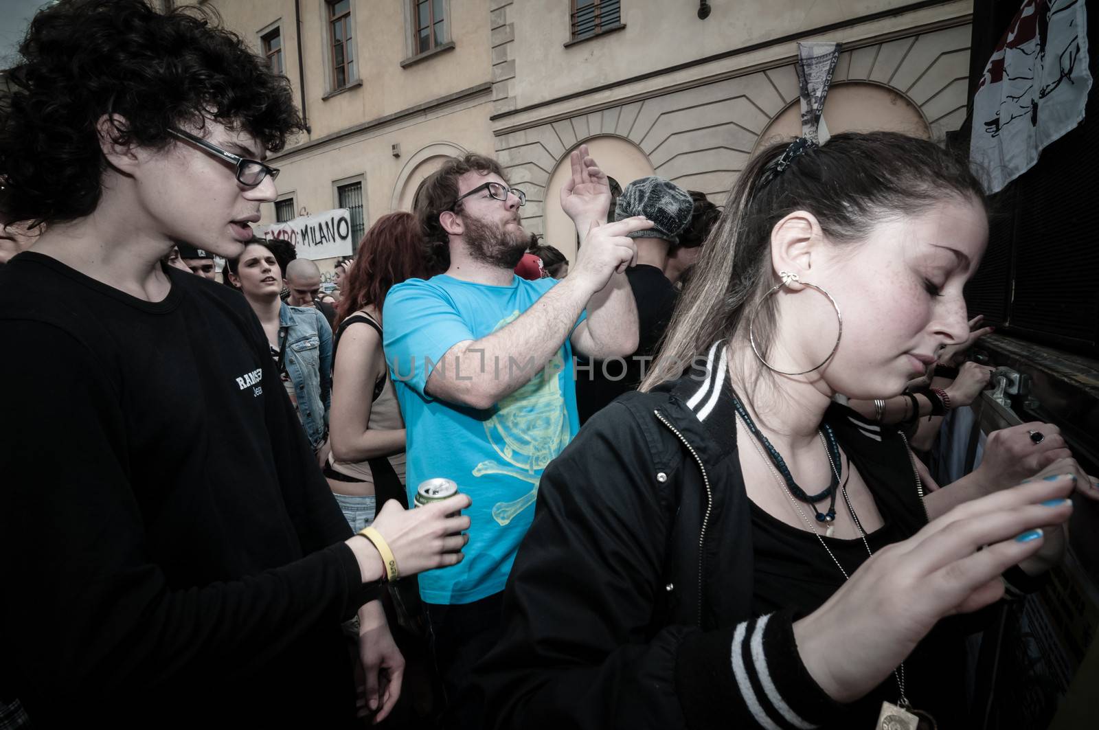 Labor day celebration in Milan May 1, 2013 by peus