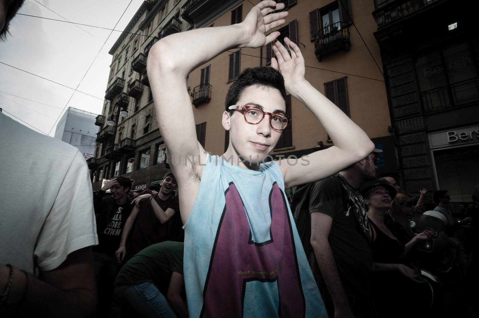 Labor day celebration in Milan May 1, 2013 by peus